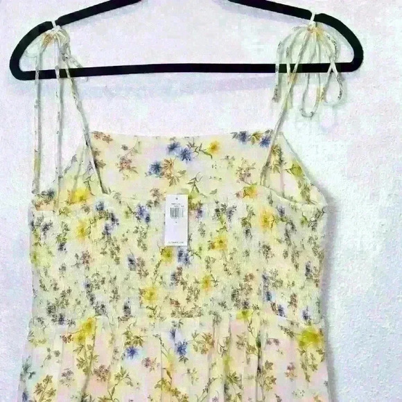 Old Navy Fit & Flare Tie-Strap Linen-Blend Mini Dress Size Large NWT - Picture 8 of 13